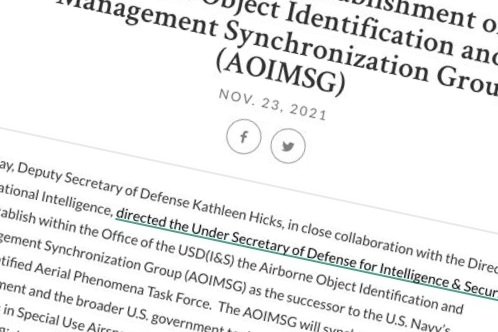 AOIMSG: Duplication, Misdirection or Progress?