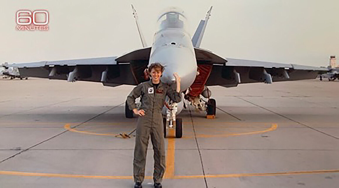 American hero and patriot: Lt. Cmdr. Alex Dietrich’s identity was known back in 2018 to some activists, however the decision was taken to withhold her information. She was part of the squadron to encounter the ‘Tic-Tac’ UAP in 2004.